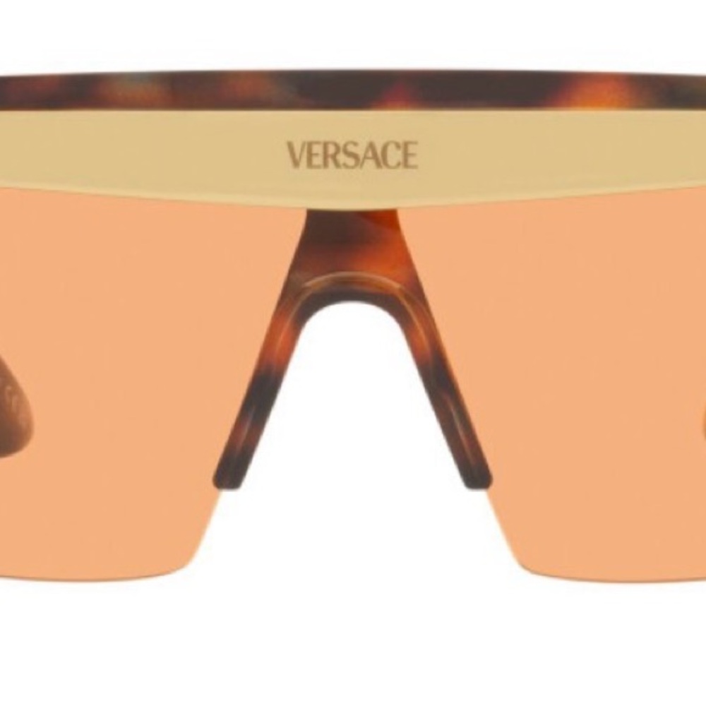 Versace Tortoise Shell Sunglasses with Orange Lenses NWOT Negotiable